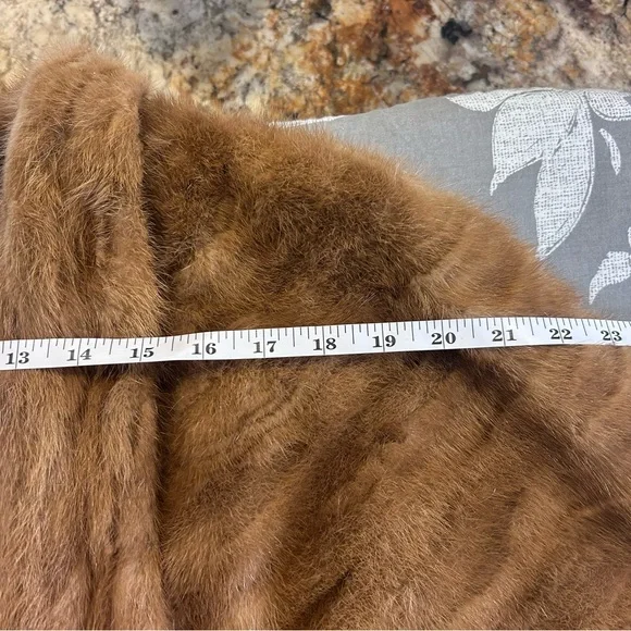 🍸”Buffums” Vintage Mink Fur Shrug/Cape Size L/XL - Picture 11 of 16